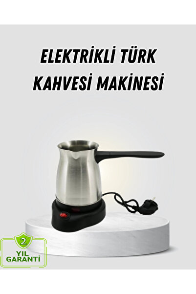 Epilons 800W Stainless Steel Electric Coffee Pot with Hidden Heating Element ...