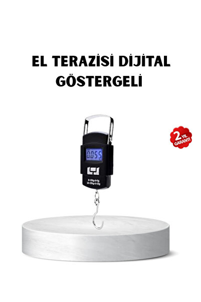 Epilons Portatif Dijital El Kantarı - Bavul, Kargo Ve Paket Tartı Cihazı 50 Kg