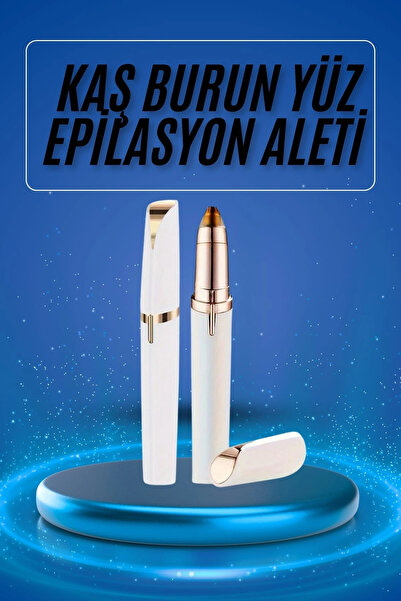 ALFA AKSESUAR 03 Kaş Bıyık Epilasyon Aleti İnce Uçlu Yüz Için Tüy Alıcı Pilli