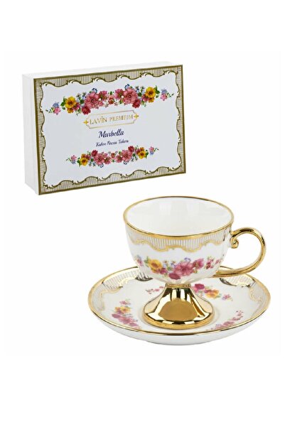 Lavin Kahve Fincan Takımı 12 Parça Porselen Marbella LVN41812 1812