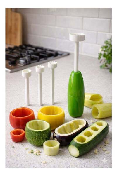 Roomlyne Romlin Vegetable Corer, Spiral Fruit and Vegetable Drill, Vegetable ...