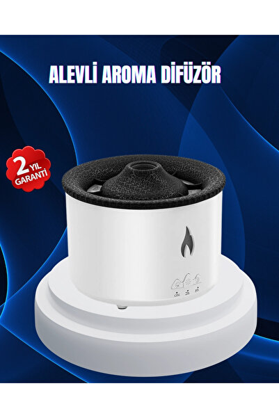 Epilons 3D Flame Light Aromatherapy Machine - Silent Diffuser with 360 ml Wat...