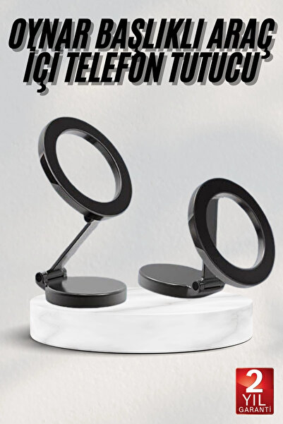 Epilons حامل هاتف داخل السيارة متوافق مع نظام iOS مع مغناطيس ماجسيف ZENVİA-4567