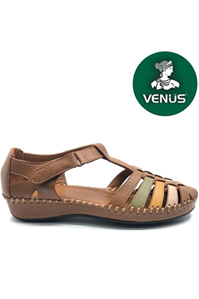 Venüs صندل نسائي من الجلد الطبيعي مريح لتقويم العظام من تروب TABA