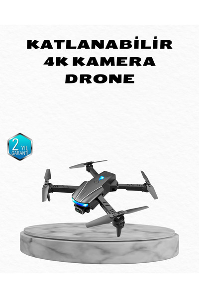 Genel Markalar 4K Kamera Özellikli Katlanabilir Drone Wi-Fi ve Yükseklik Sabi...