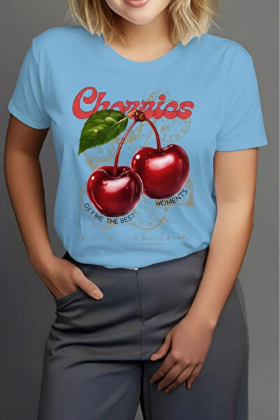 New Shine Cherries Printed Unisex T-Shirt