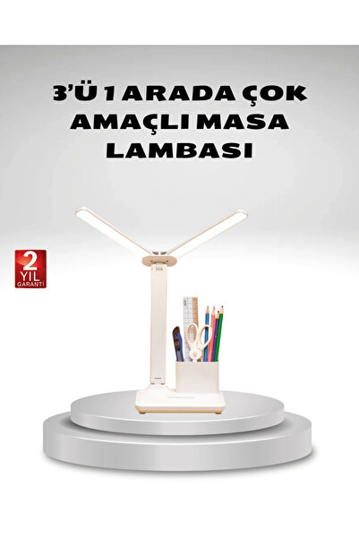 Epilons LED stolna lampa sa prigušivanjem - sa držačem za olovke i postoljem ...