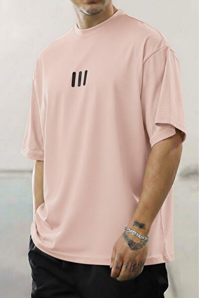 New Shine 3-Line Printed Unisex T-Shirt