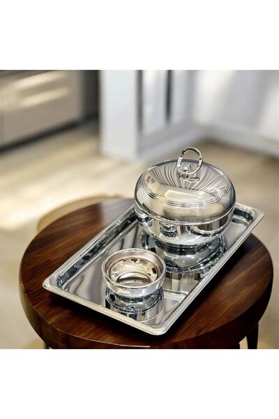 aljahwari Silver date serving set, full size, medium, 13cm