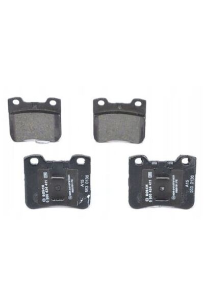 Bosch Set of 4 Brake Pads, Bosch, 0 986 424 411