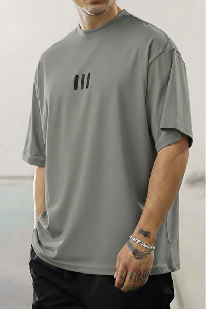 New Shine 3-Line Printed Unisex T-Shirt