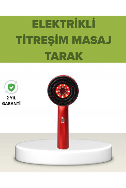 Hsc bilişim Elektrikli Titreşim Masaj Tarak Kırmızı Işık Terapi