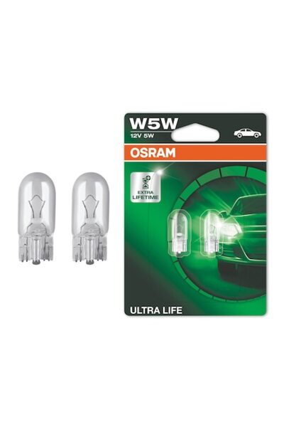 Osram Set de 2 becuri auto, Osram, 12V, 5W