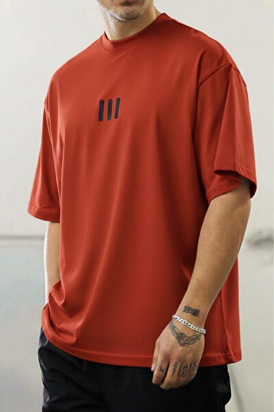 New Shine 3-Line Printed Unisex T-Shirt