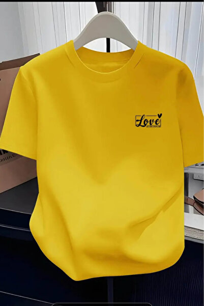 New Shine Unisex T-Shirt with Love Print