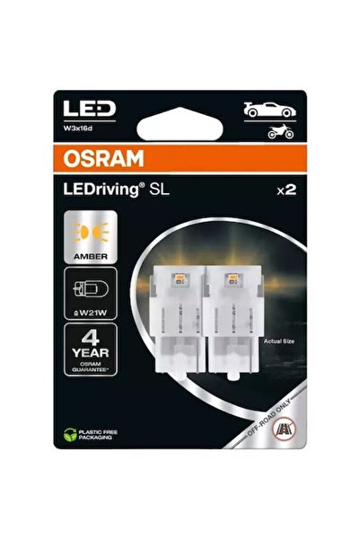 Osram Set becuri LED, W21W, 12V, 56 lumeni, 2 bucăți