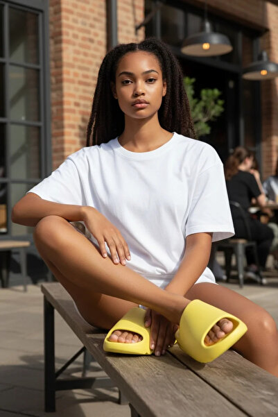 AkınalBella Women's Summer Comfortable Non-Slip Sole Beach, Sea, Pool Slippers