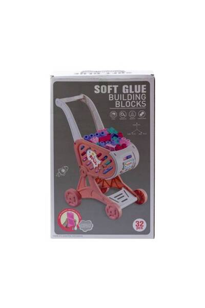 SUNDUS LEGO building blocks soft glue pink