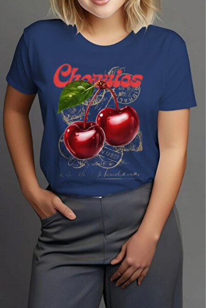 New Shine تي شيرت مطبوع عليه شيرييس للجنسين