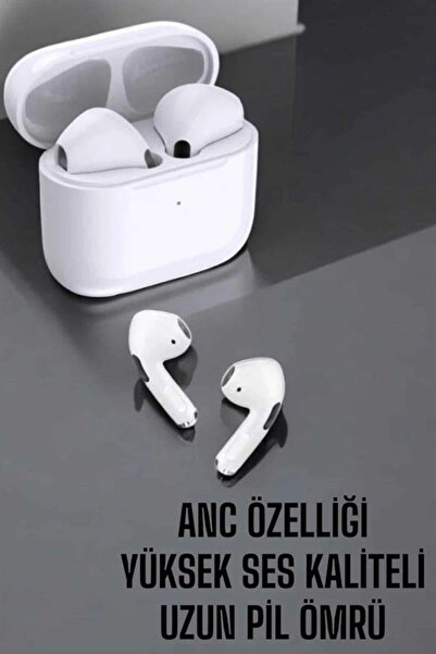Twin Store White New Generation Bluetooth Headset High Sound Quality Anc Feature