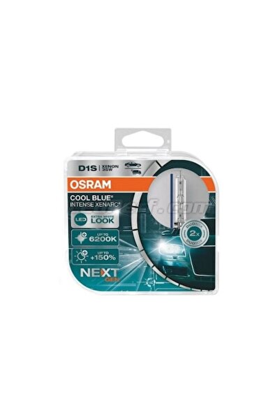 Osram Set de 2 becuri auto xenon D1S Xenarc Original Cool Blue Intense Next G...