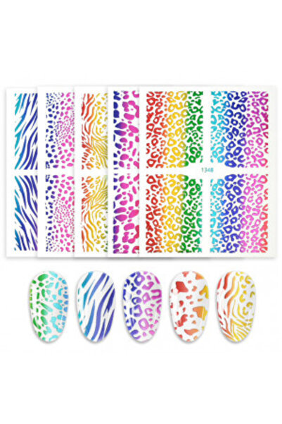 Pink Nails Autocolante pentru unghii cu imprimeu animal