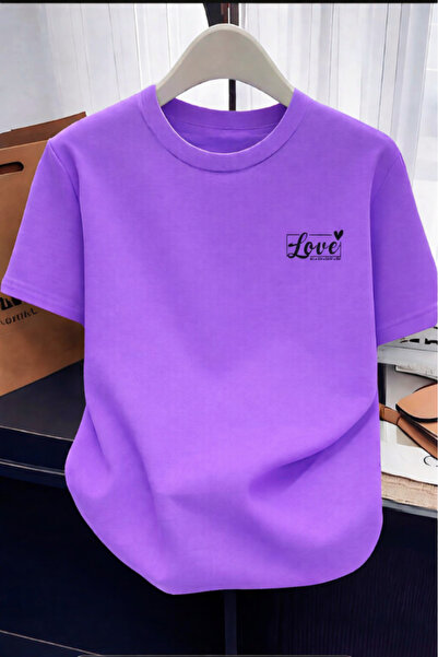 New Shine Unisex T-Shirt with Love Print