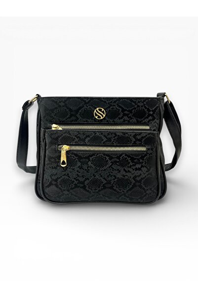 Sanmorris Kadın Ayarlanabilir Çapraz Askılı, Dört Cepli Omuz Çantası