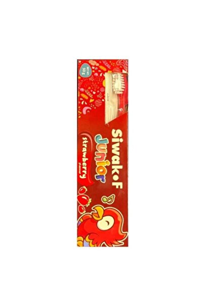 SIWAK.F Sawak Af Strawberry Flavored Toothpaste & Toothbrush - 50g