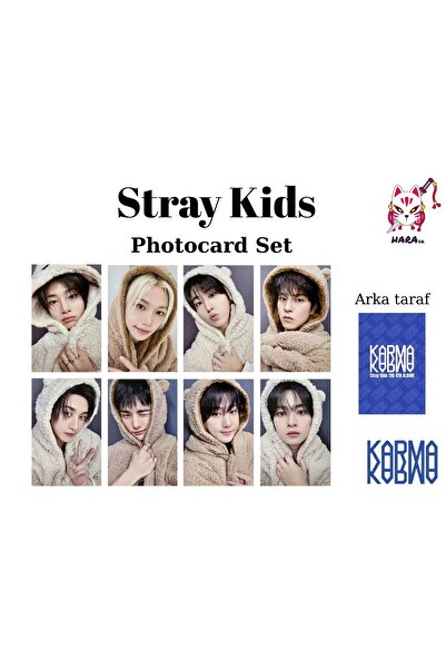 Hara Company مجموعة بطاقات صور للفعالية التمهيدية لألبوم Stray Kids Karma (8 ...