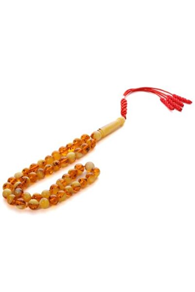 Shaka Khatam مسبحة فاخرة من غبار الكهرمان، 45 حبة - شكا خاتم