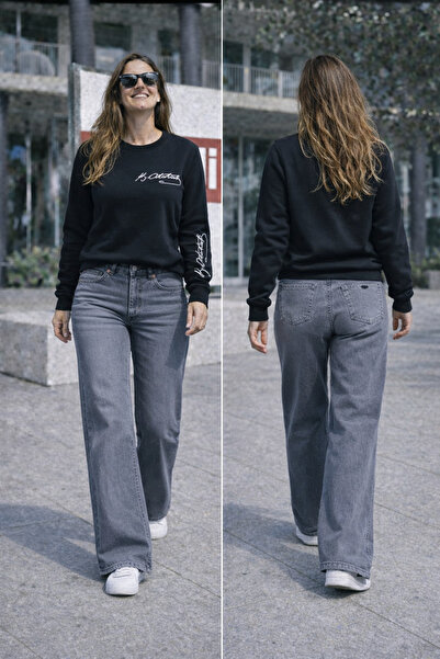 couis High-Waisted Loose Fit No Lycra Wide Leg