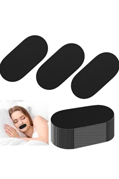 Hasyılmaz Horlama Önleyici Ağız Kapama Bandı 30 Adet (Siyah)