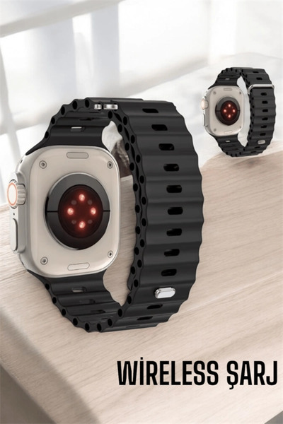 Epilons 45 Mm Gri Kasa Ultra Akıllı Saat Sesli Görüşme, Sağlık Takibi, Suya D...