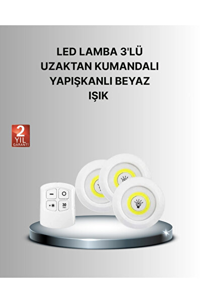 Epilons إضاءة LED مزخرفة وعملية مكونة من 3 قطع مع جهاز تحكم عن بعد