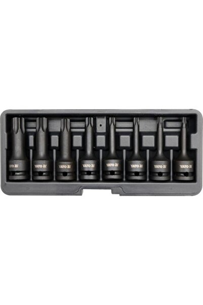 yato Set of 8 Torx Impact Sockets 1/2" Cr-Mo YT-1065