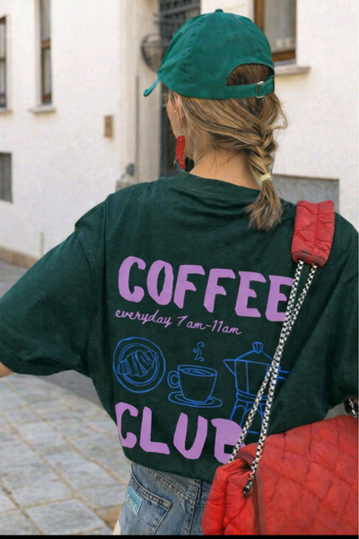 New Shine Coffee Club Printed Unisex T-Shirt