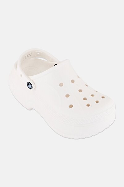 Crocs Women Brand Logo Slingback Clogs, White