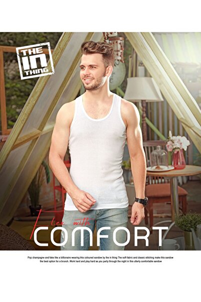 OSCAR JEANS 3-Pack Premium 100% Cotton Super Combed Men's Vest Tank Top Inner...