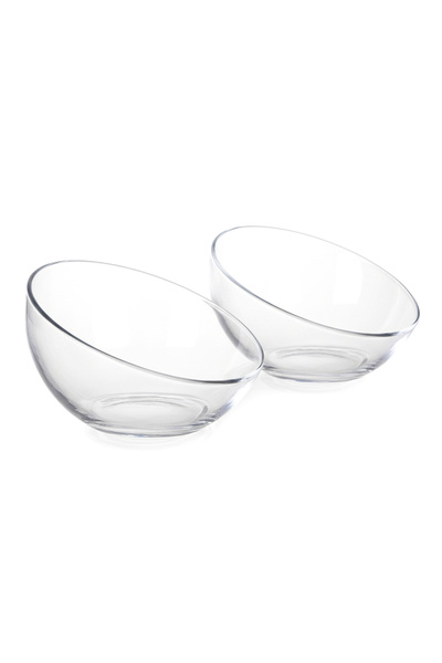 Cuisine Art Soda-Lime Glass 4 Inch Dessert Bowl 500ml Set of 2 | Transparent