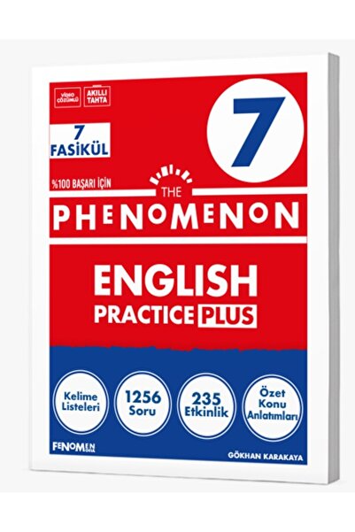 Fenomen Yayıncılık Fenomen Okul 2026 7. Sınıf Phenomenon English Practice Plu...