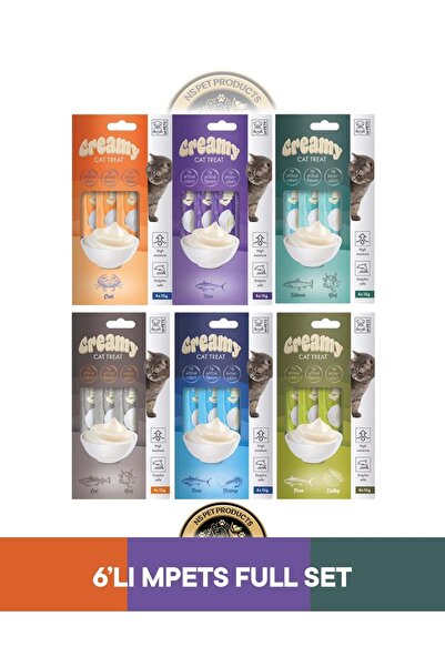 M-PETS Creamy Yengeçli / Ton Balıklı / Ton Balıklı & Deniz Taraklı / Morina B...