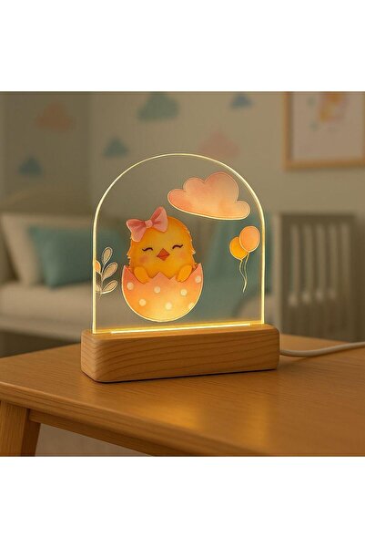 Tahtart BEBEK ÇOCUK ODASI KIZ CİVCİV GECE LAMBASI
