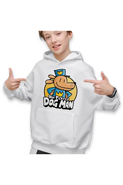 OEM Hanorac Copii Baieti Dog Man Dav Pilkey Aventuri Caine Politist