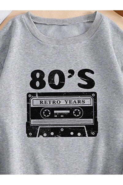 my feminen هوديي للجنسين بتصميم بسيط مطبوع بغطاء رأس جيب قصة فضفاضة سويت شيرت...