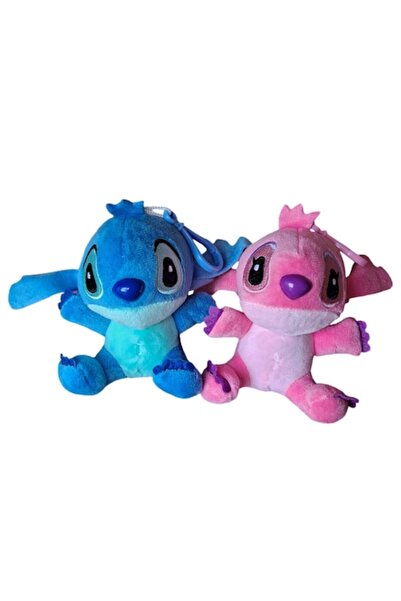 Toyska Set de 2 brelocuri de pluș Stitch și Angel