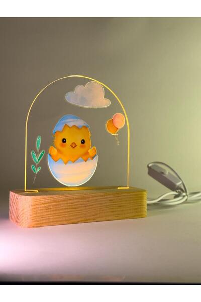 Tahtart BEBEK ÇOCUK ODASI ERKEK CİVCİV GECE LAMBASI