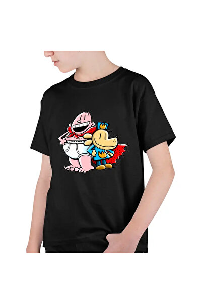 OEM Παιδικό μπλουζάκι για αγόρια με θέμα τον σκύλο και τον άντρα με τις περιπ...