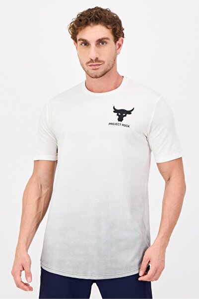 Under Armour تيشيرت رياضي رجالي بأكمام قصيرة من بروجكت روك، متعدد الألوان