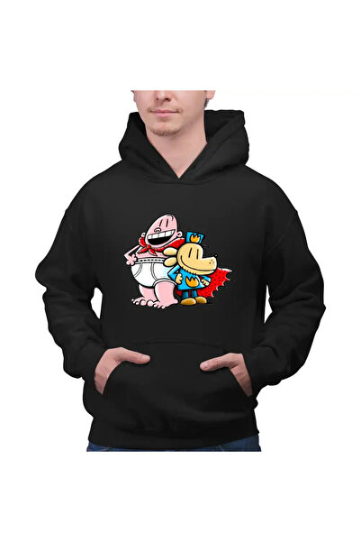 OEM Men's Hoodie Dog Man The Adventures of Captain Underpants Underpants